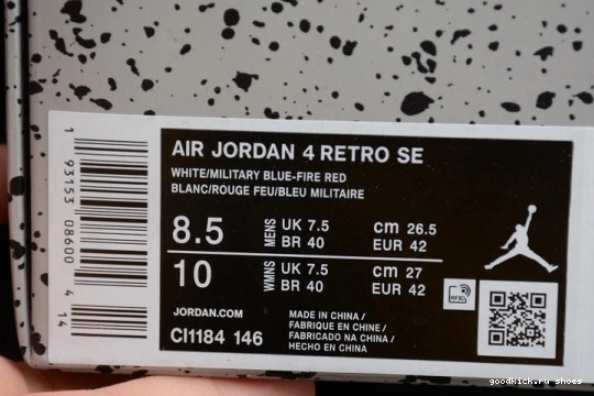 Jordan 4 The CI1184-146 CI1184-146 Air Retro What 0518